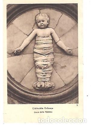 Postcards: ANTIGUA POSTAL L'AIMABLE ENFANT LUCA DELLA ROBBIA