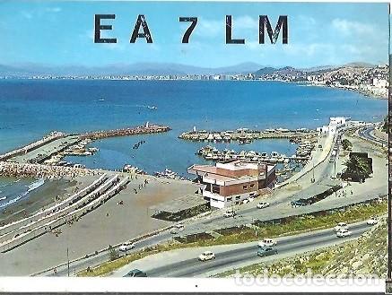 Postales: POSTAL A COLOR N&ordm; 200 MALAGA COSTA DEL SOL PLAYA CLUB NAUTICO Y PUERTO DEPORTIVO EL CANDADO EA 7 LM