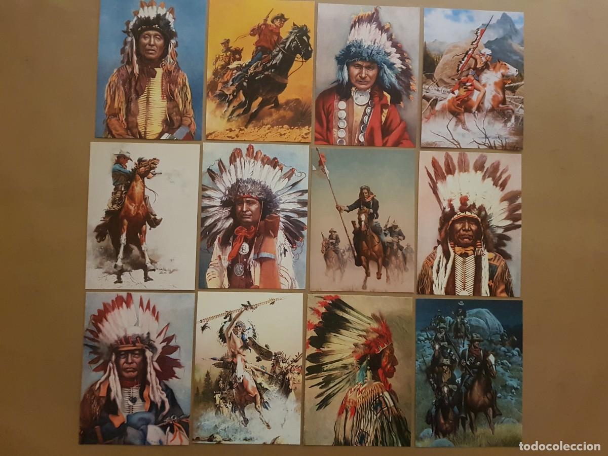Postales: LOTE: 12 POSTALES DE INDIOS N&ordm; 3