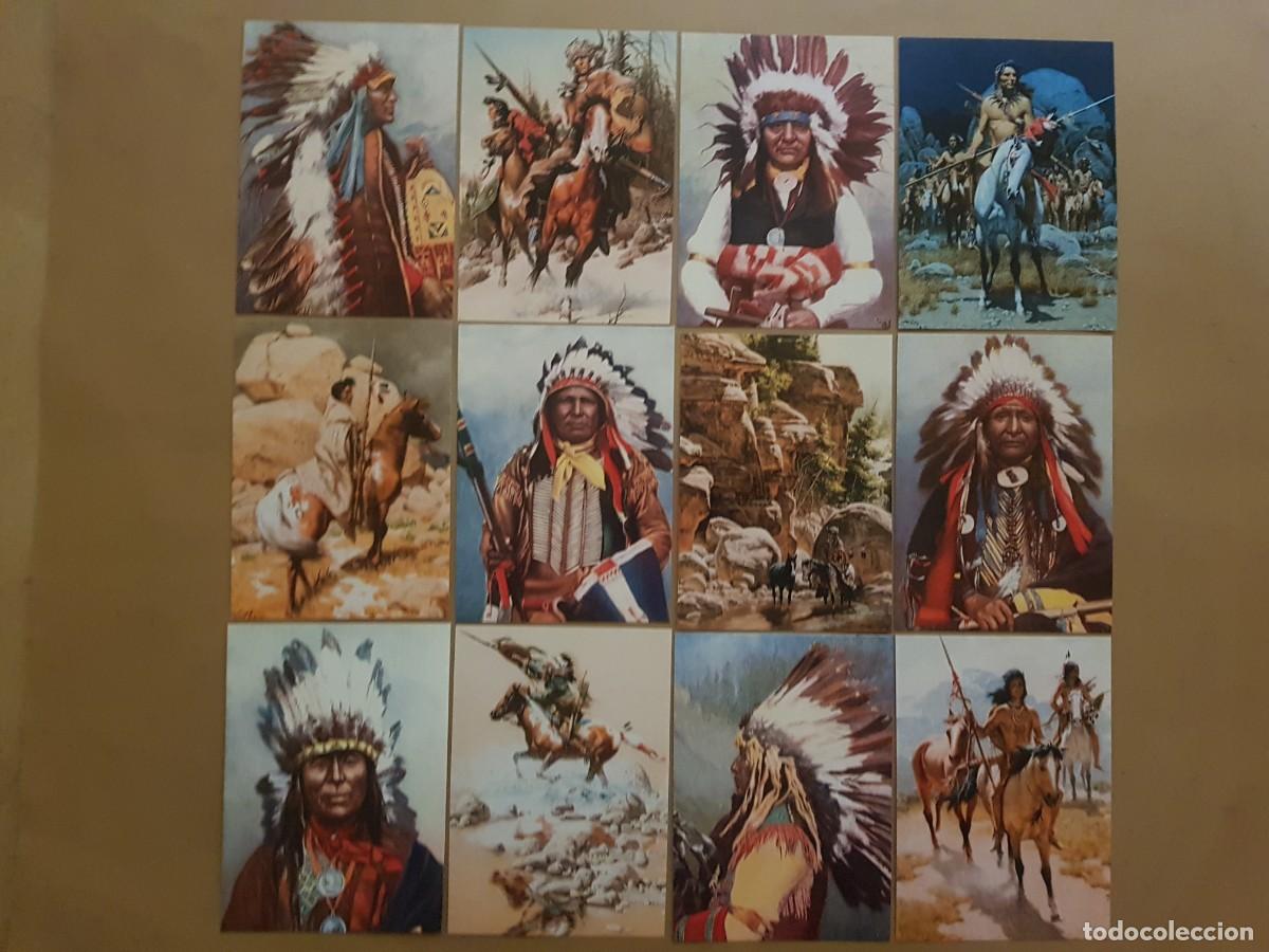 Postales: LOTE: 12 POSTALES DE INDIOS N&ordm; 4