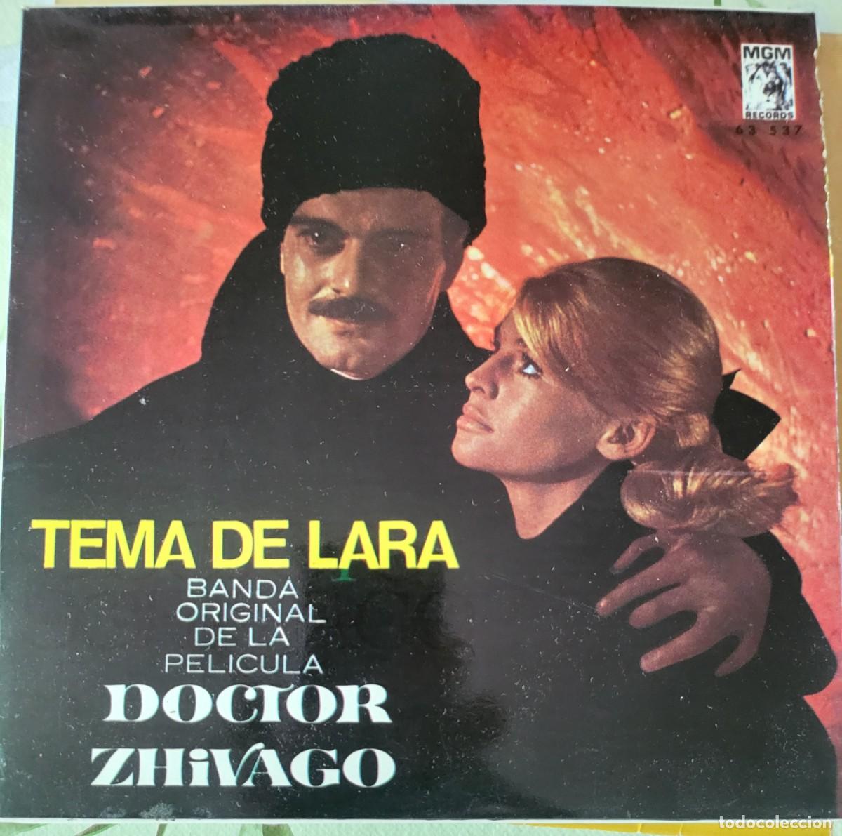 Postales: David Lean Ep sello MGM editado en Espa&ntilde;a a&ntilde;o 1966 del film Doctor Zhivago.