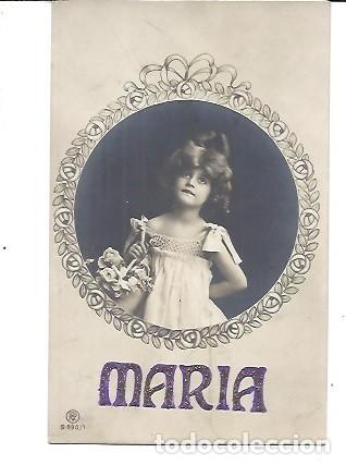 Postales: ANTIGUA POSTAL PM S 990 1 MARIA