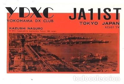 Postales: POSTAL RADIO AFICIONADO YOKOHAMA DX CLUB TOKYO JAPAN