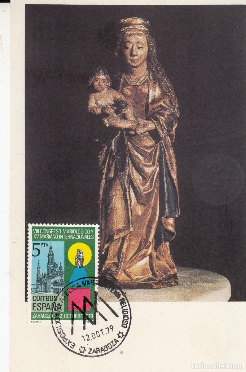 Postkarten: ARAG&Oacute;N MATASELLOS EXPOSICI&Oacute;N FILAT&Eacute;LICA DE TEMA RELIGIOSO - 1979 - EN M&Aacute;XIMA