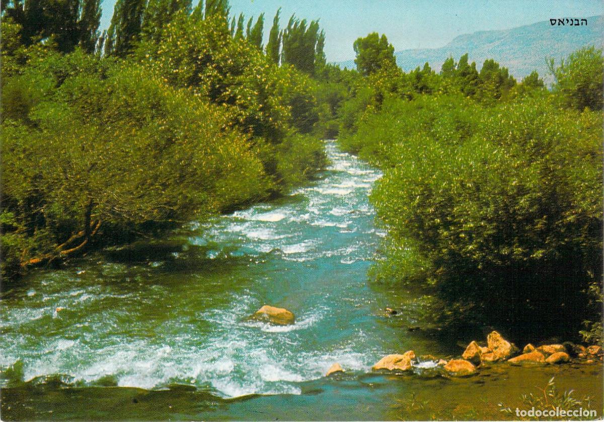 Postales: Postal del R&iacute;o Banias Fuente Principal del R&iacute;o Jord&aacute;n Israel