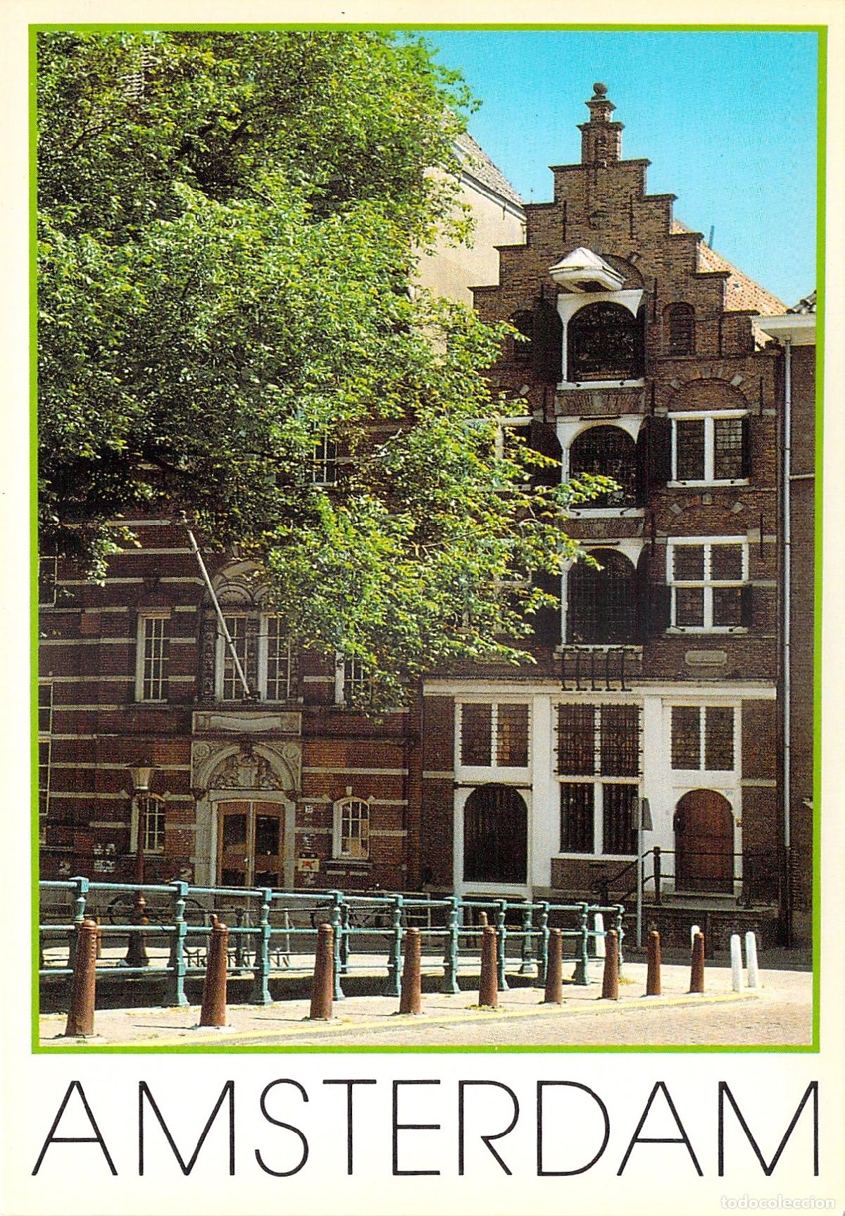 Postales: Postal de Amsterdam - Vista de Krommeboomsloot y Fachadas Hist&oacute;ricas