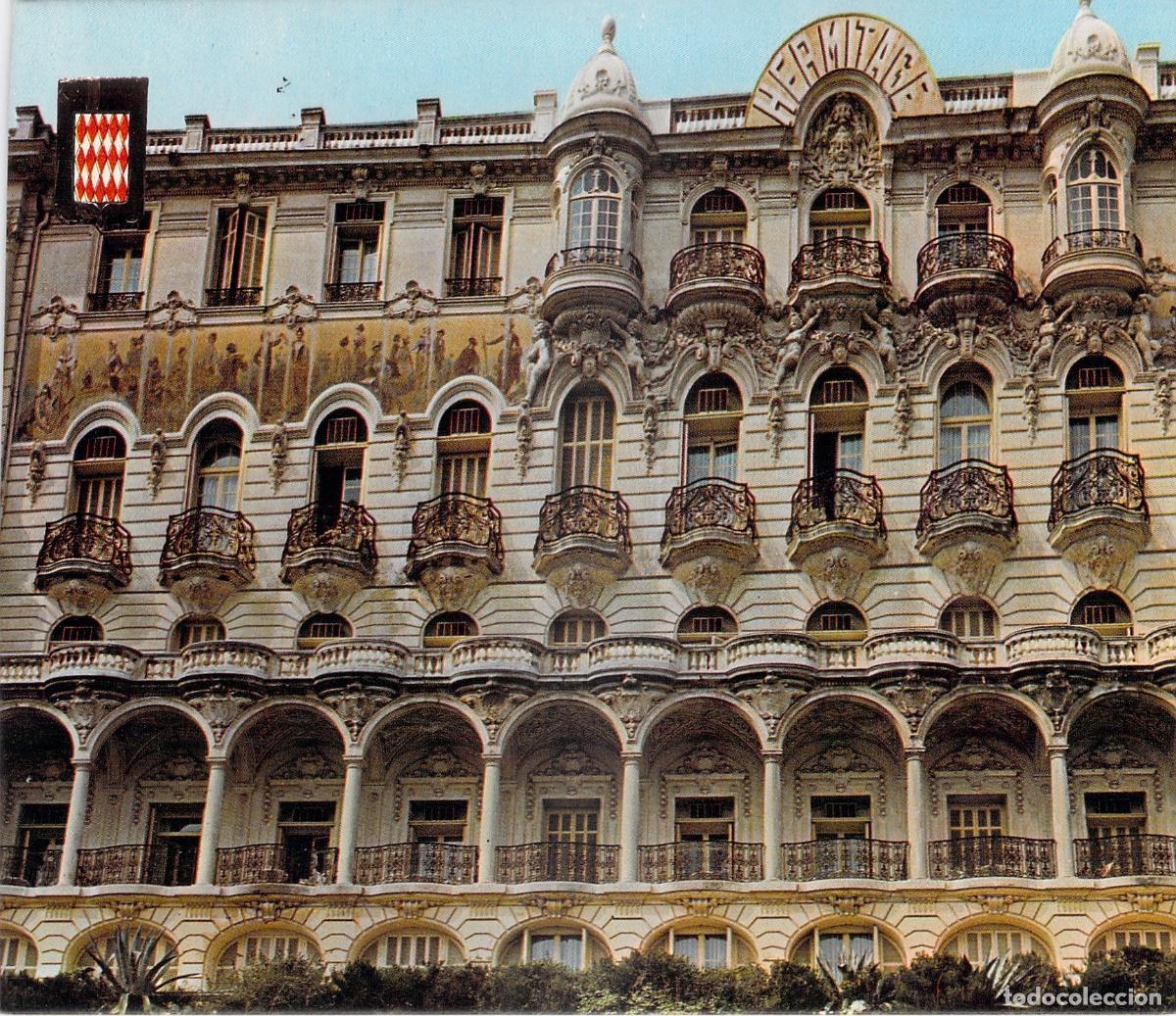 Postcards: Postal de la Fachada del Hotel Hermitage en Montecarlo M&oacute;naco