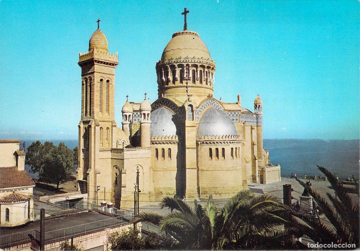 Postkarten: Postal de la Bas&iacute;lica de Notre-Dame d'Afrique en Argel