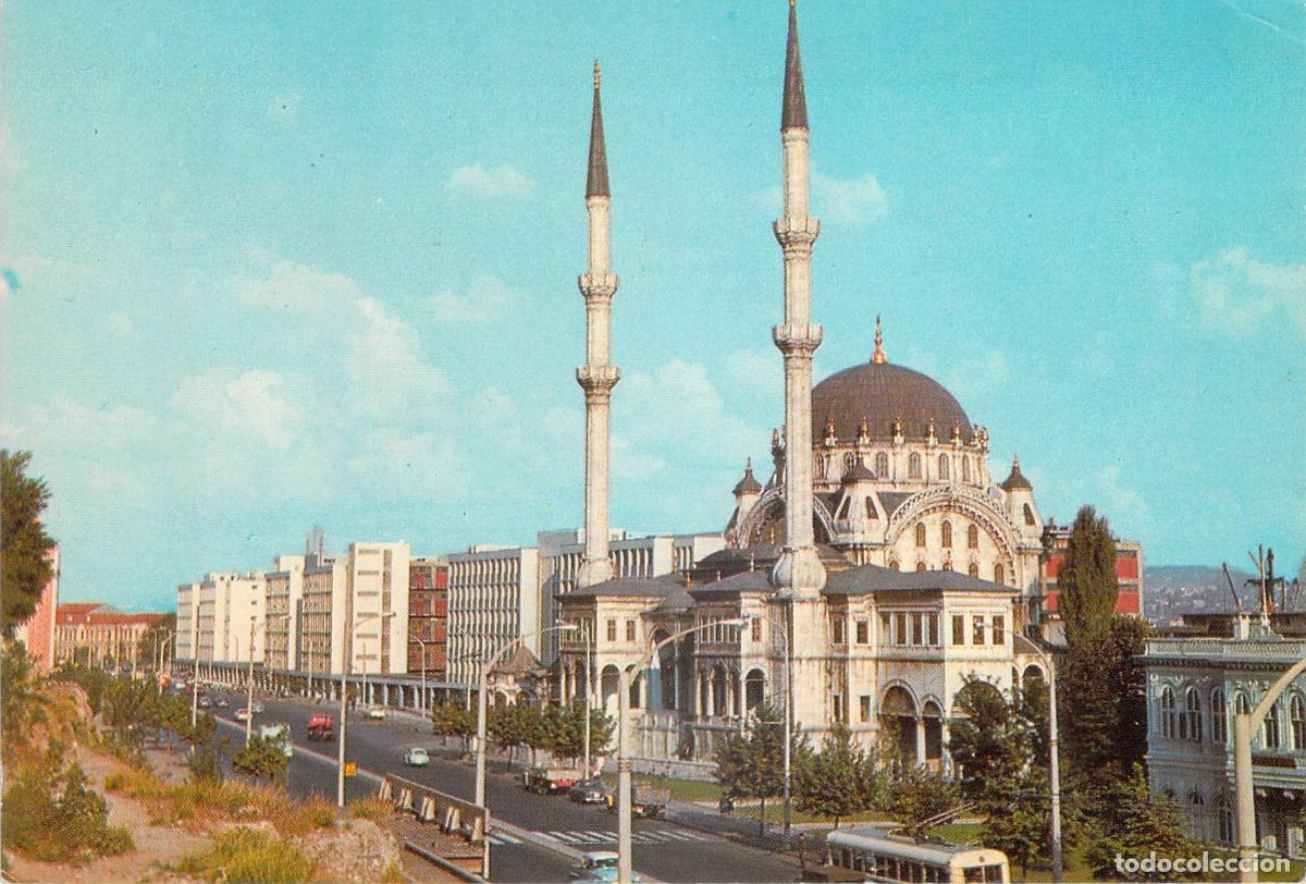Cartoline: Postal de la Mezquita Nusretiye en Estambul, Turqu&iacute;a