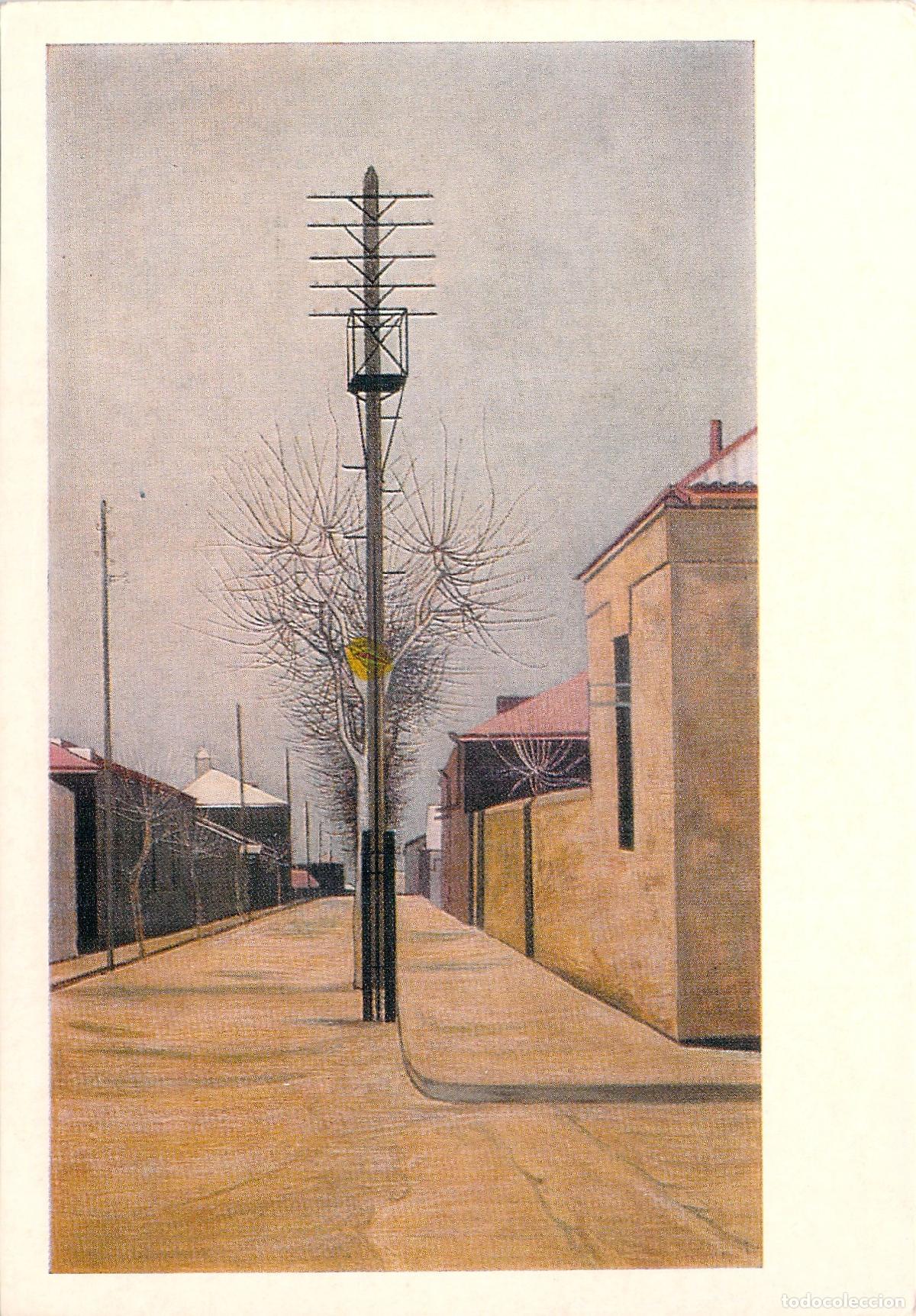 Postais: Postal de Arte Sovi&eacute;tico Calle Leninakan de A. T. Akopyan Pintura Armenia