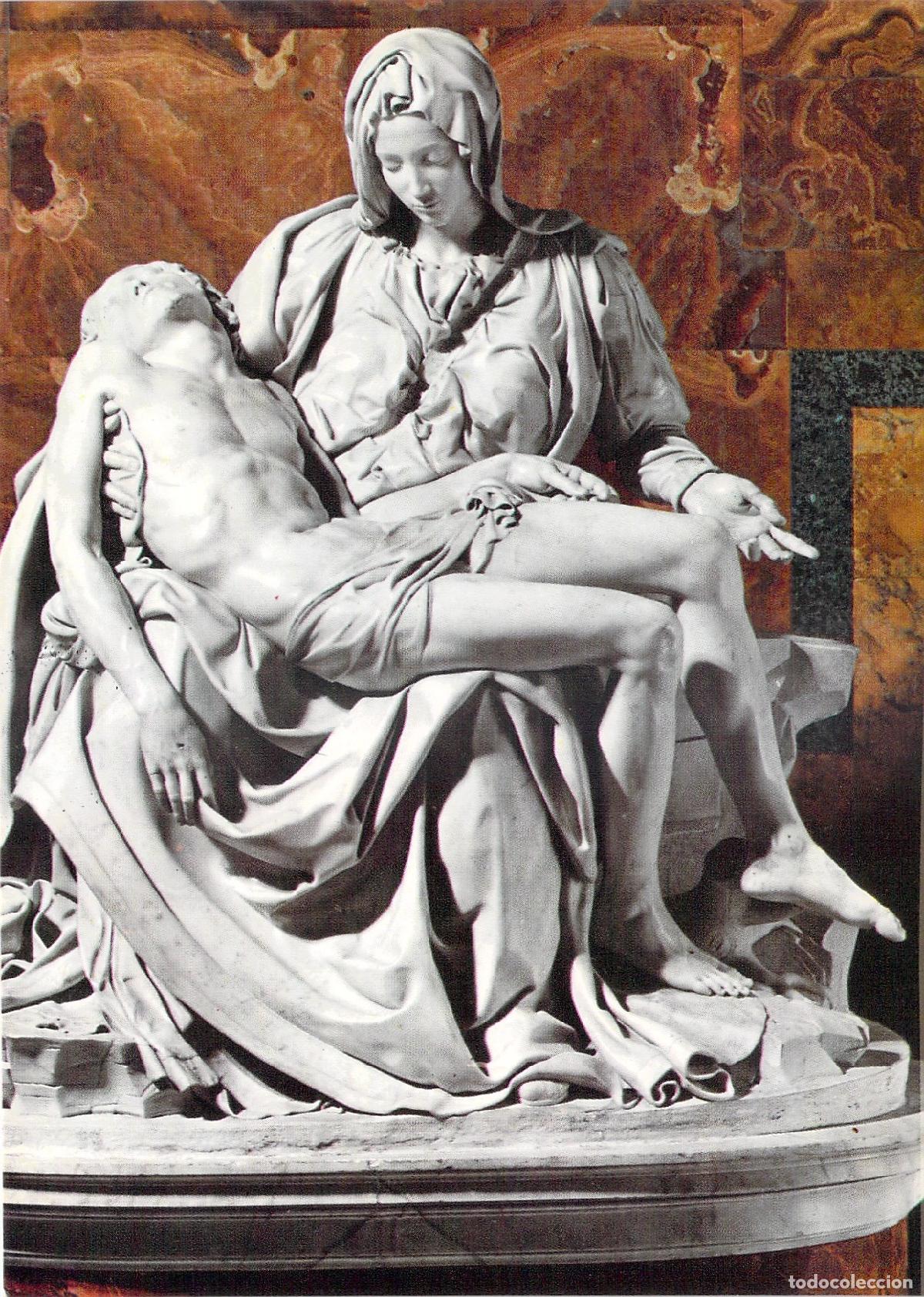 Postais: Postal Escultura La Piedad de Miguel &Aacute;ngel Bas&iacute;lica de San Pedro Roma
