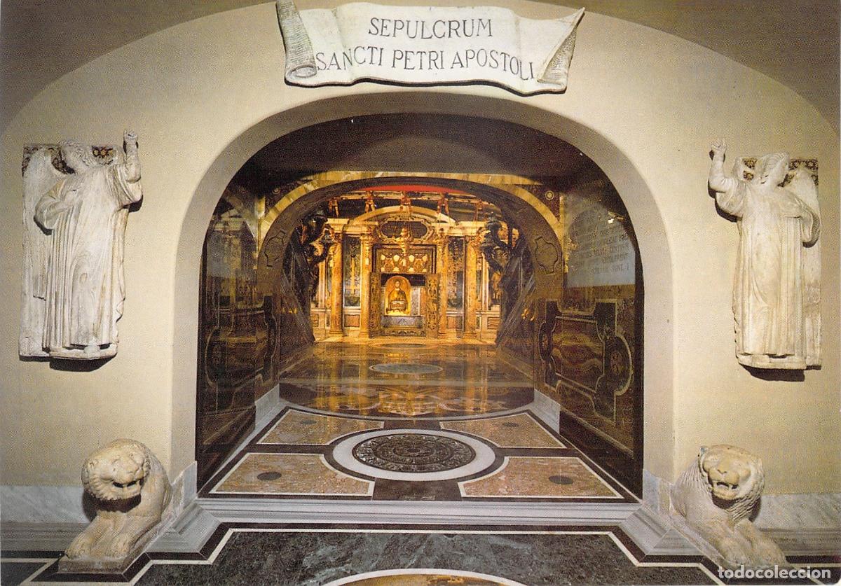 Cartoline: Postal de las Grutas Vaticanas Confessio Sancti Petri