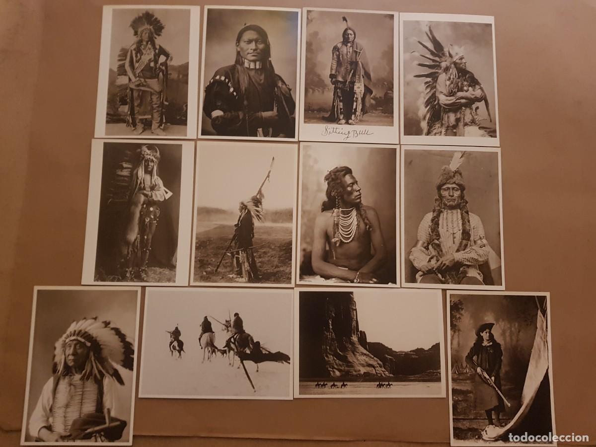Cartes Postales: LOTE:3X -12 POSTALES DE INDIOS NORTEAM&Eacute;RICANOS-POSTALES DE FOTOS DE E.S.CURTIS FAMOSO FOT&Oacute;GRAFO