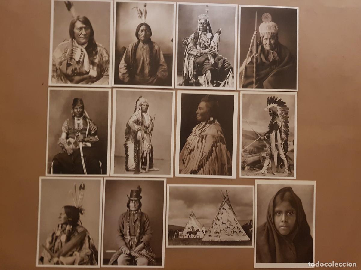 Postales: LOTE: 4X -12 POSTALES DE INDIOS NORTEAMERICANOS-POSTALES DE E.S.CURTIS FAMOSO FOT&Oacute;GRAFO
