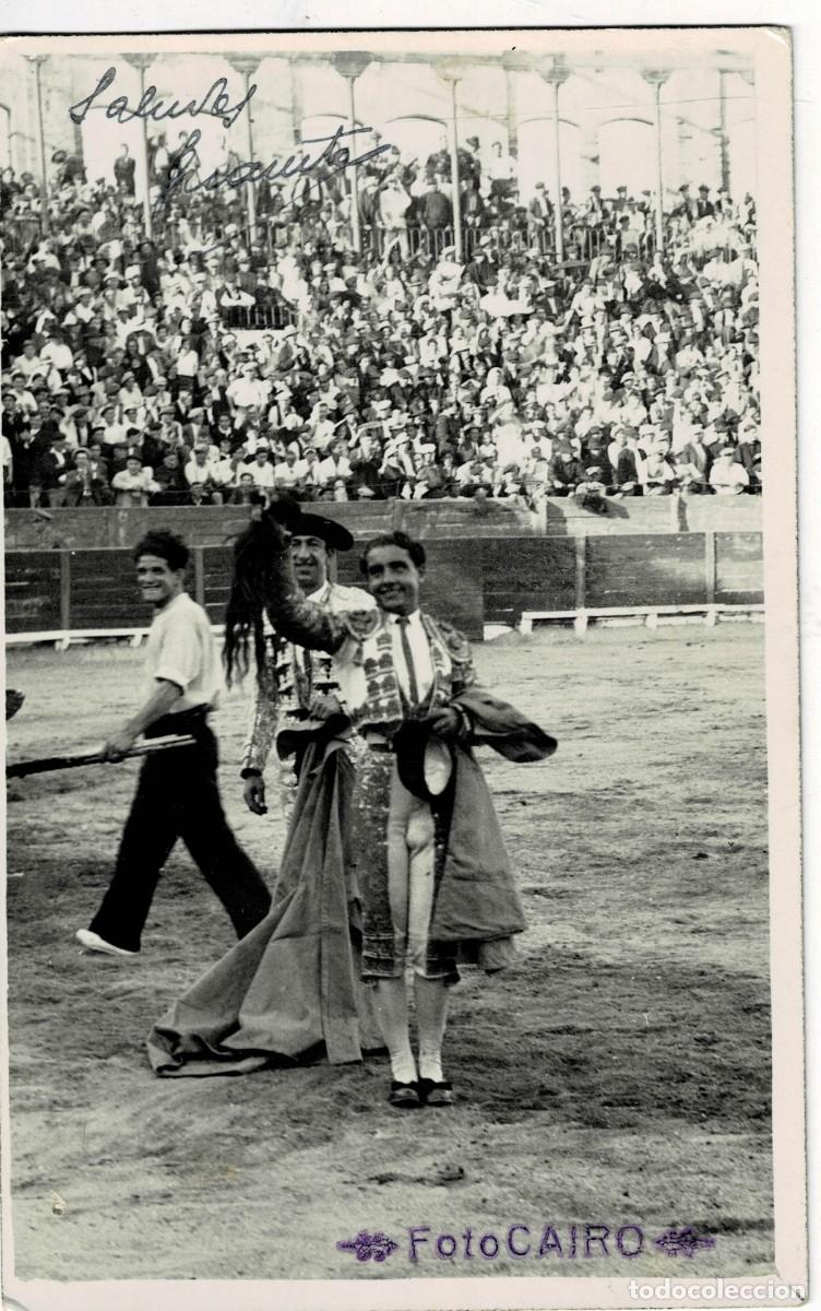 Postales: POSTAL TAURINA. TORERO AL FINAL DE LA FAENA. P-TOR-448