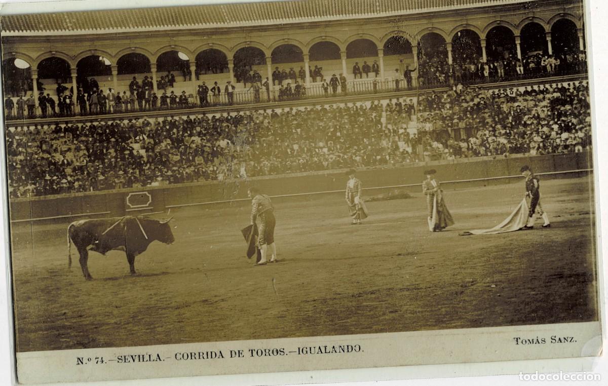 Postales: POSTAL TAURINA. SEVILLA. CORRIDAS DE TOROS. IGUALANDO N&ordm;74. P-TOR-453