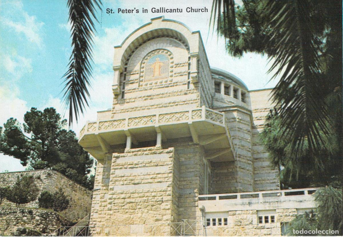 Postales: Postal de la Iglesia de San Pedro en Gallicantu, Jerusal&eacute;n