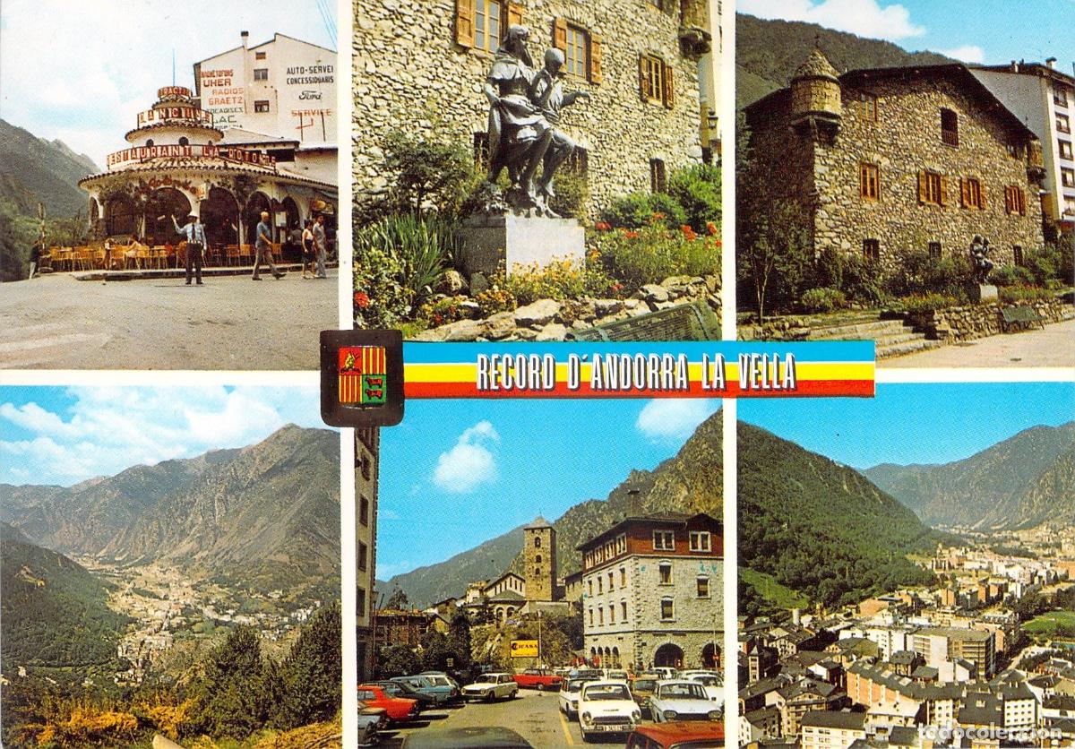 Postcards: Postal de Andorra la Vella con Vistas M&uacute;ltiples