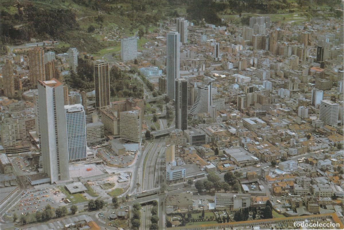 Postcards: Postal Vista A&eacute;rea del Centro Internacional de Bogot&aacute; Colombia