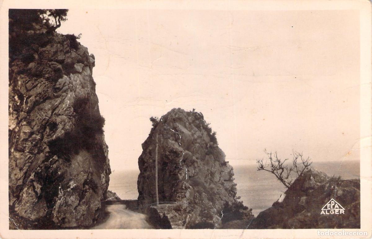 Postales: Postal de La Corniche en la Ruta de Cherchell, Chenoua, Argelia
