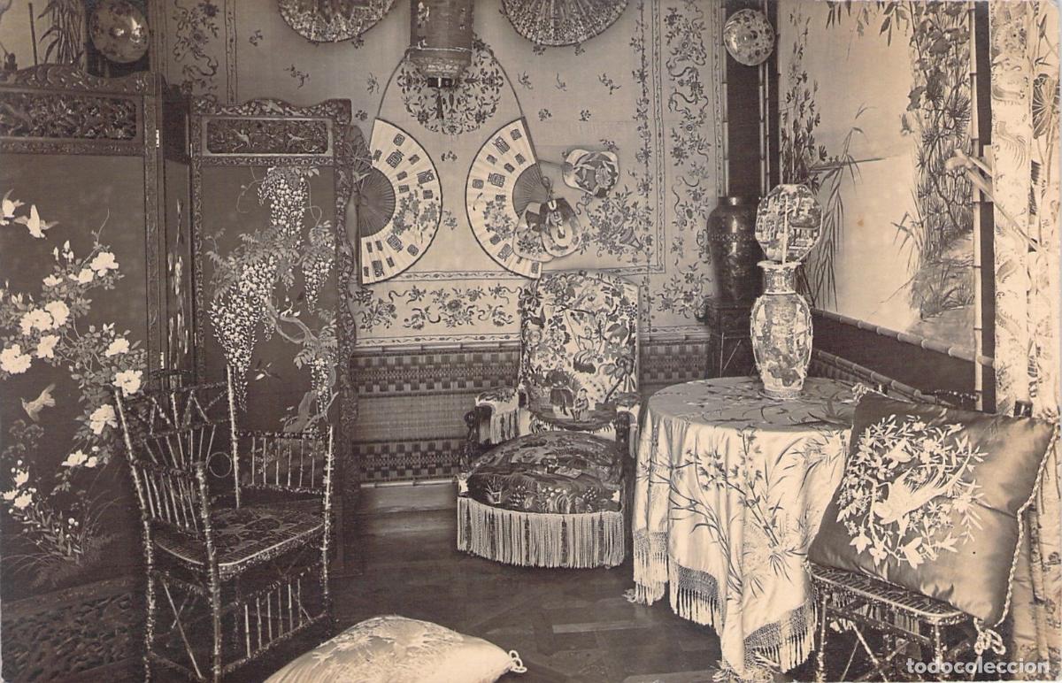 Postales: Postal de Habitaci&oacute;n con Decoraci&oacute;n Estilo Oriental y Chinoiserie