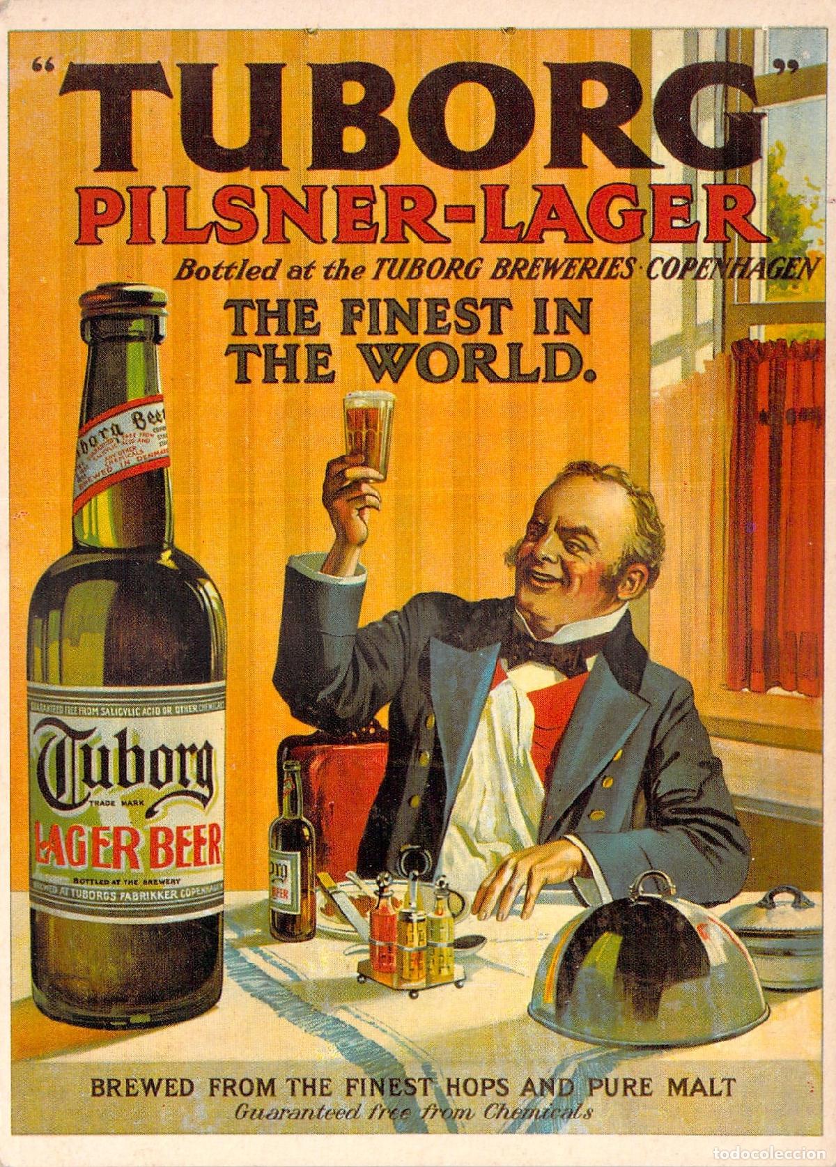 Cartoline: Postal Publicitaria de Cerveza Tuborg Pilsner-Lager