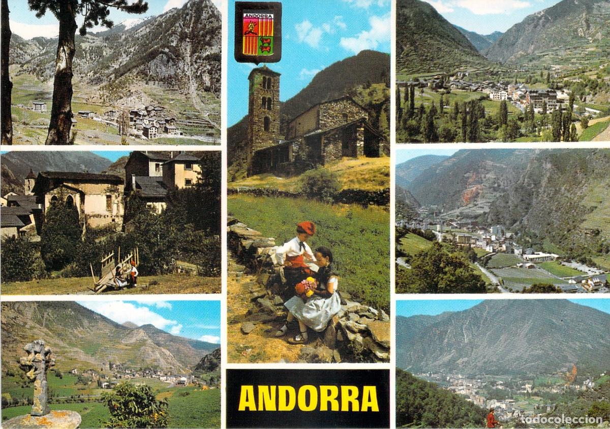 Postales: Postal de los Preciosos Paisajes de los Valles de Andorra