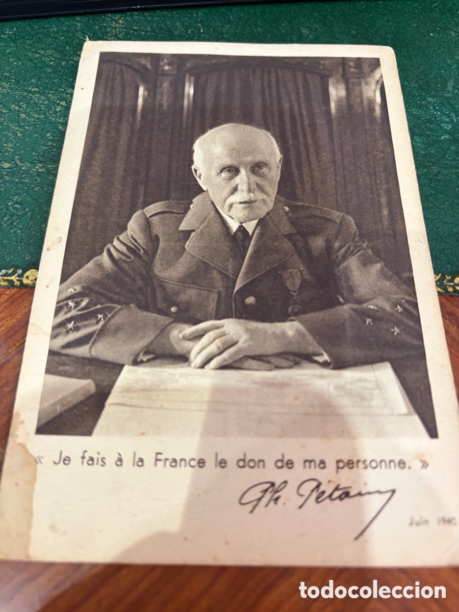 Postales: Postal 2 Guerra Mundial del General Petain