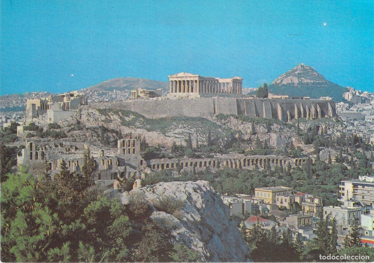 Cartes Postales: Postal de Vista General de la Acr&oacute;polis de Atenas Grecia