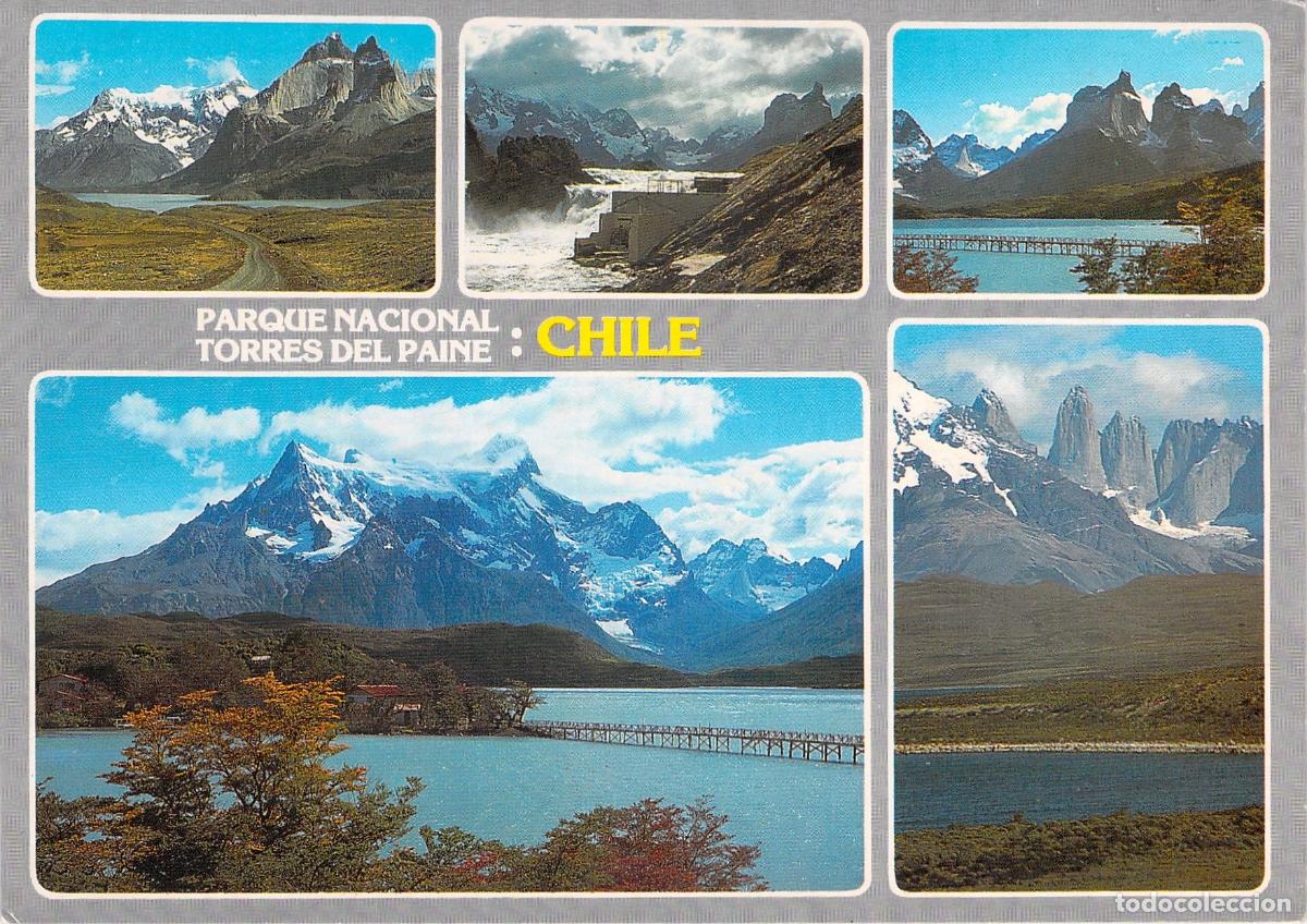 Cartes Postales: Postal Parque Nacional Torres del Paine Chile Vista M&uacute;ltiple