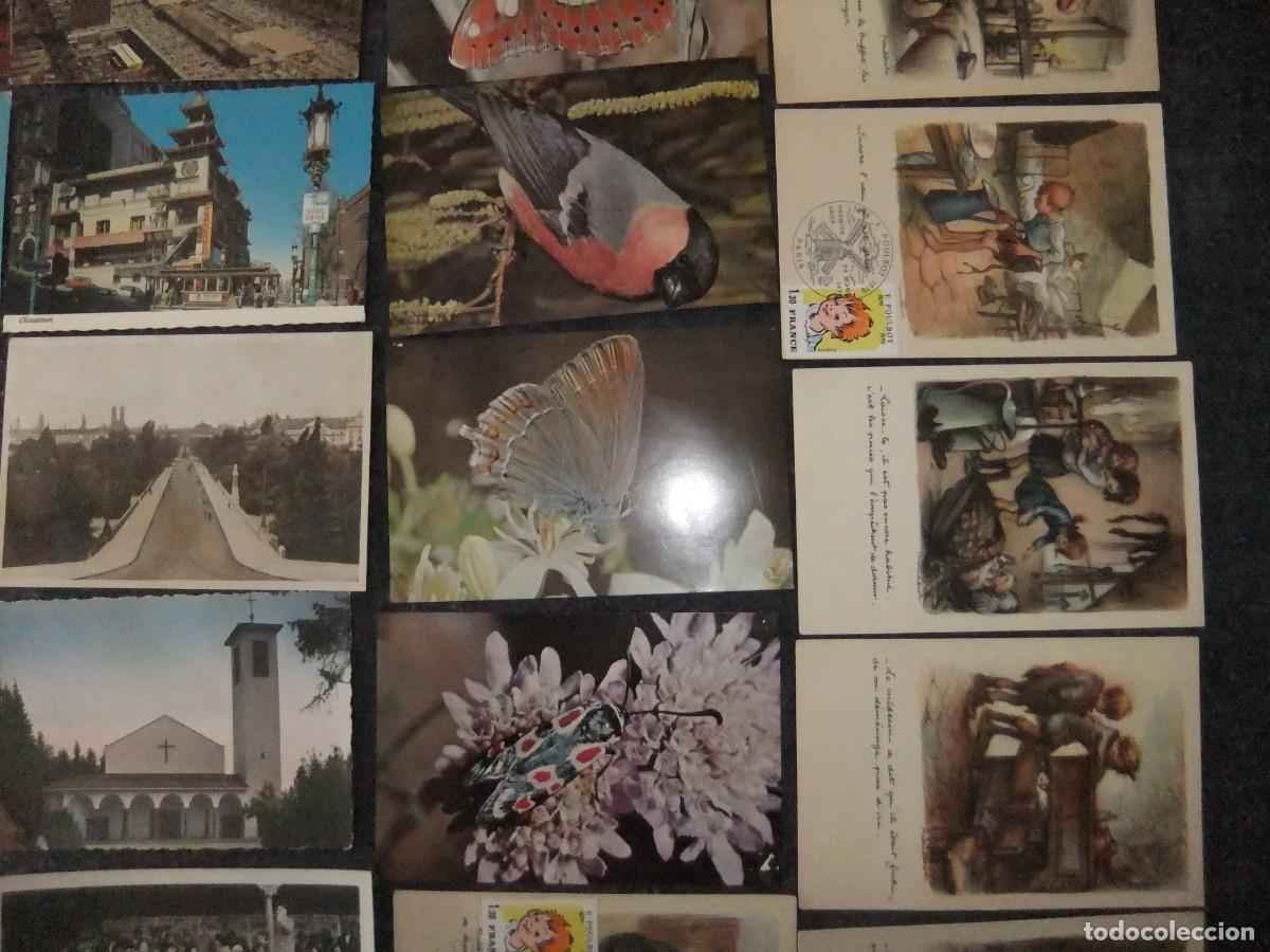 Postales: LOTE DE ANTIGUAS TARJETAS POSTALES - Foto 2
