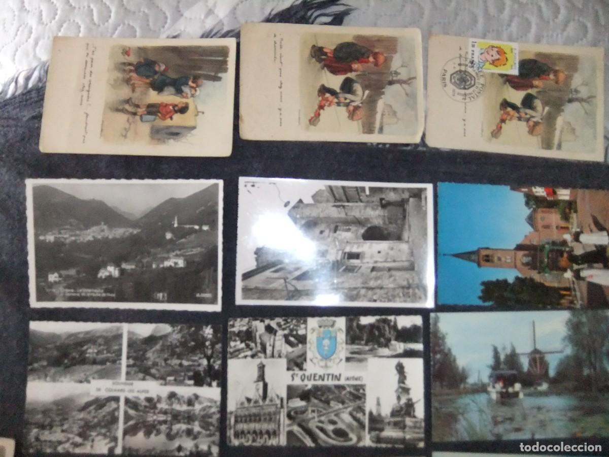 Postales: LOTE DE ANTIGUAS TARJETAS POSTALES - Foto 3