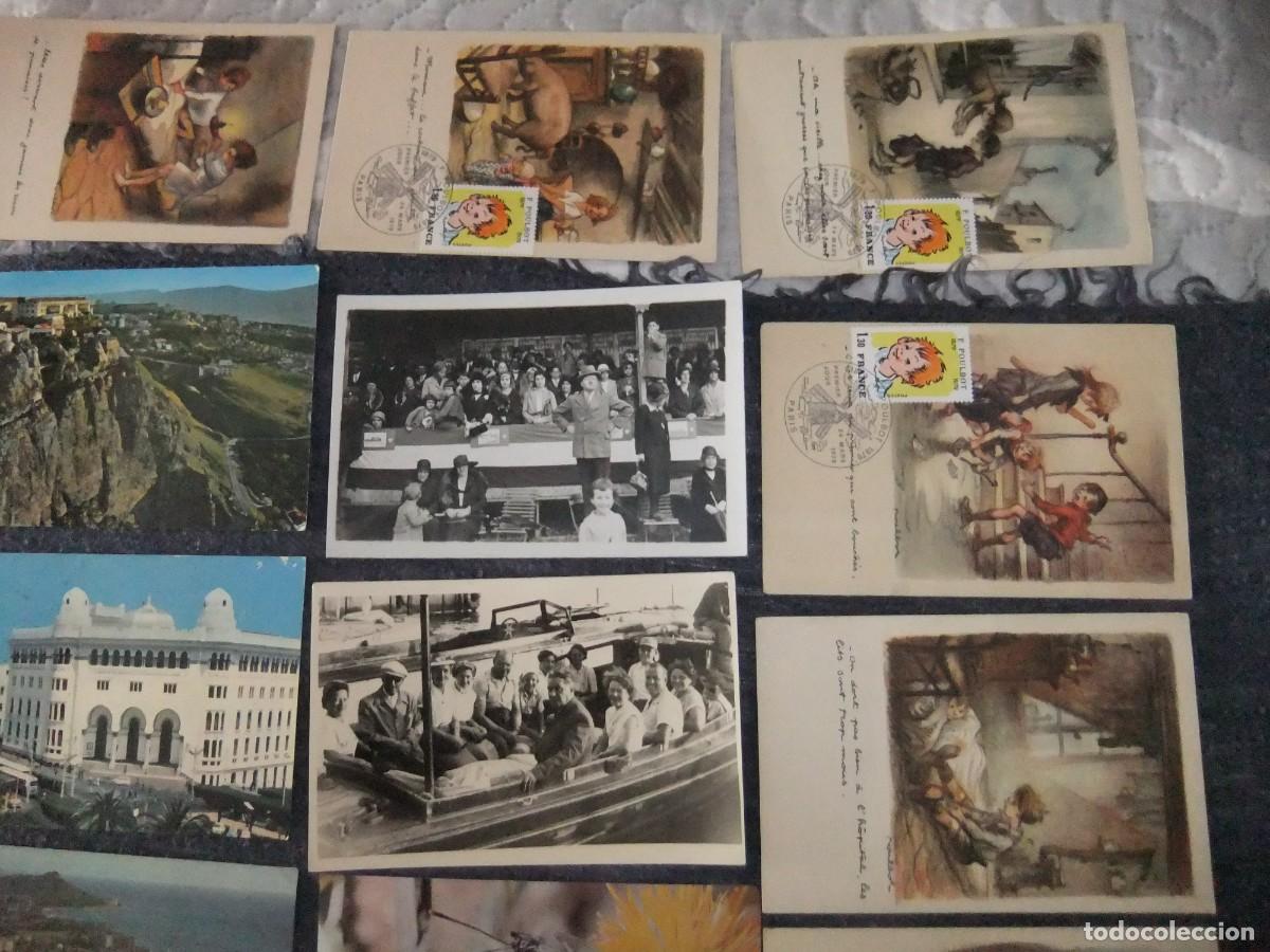 Postales: LOTE DE ANTIGUAS TARJETAS POSTALES - Foto 5