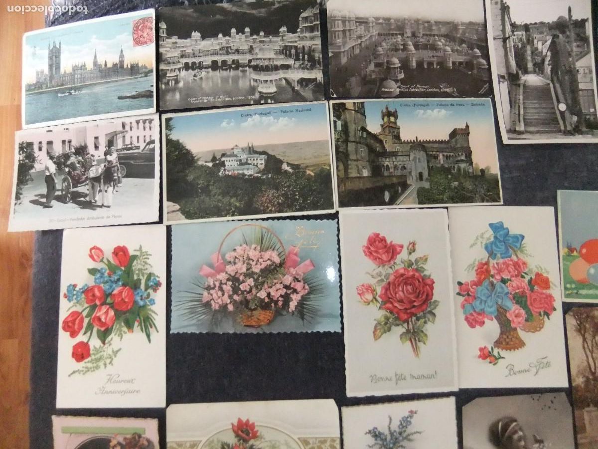 Postales: LOTE DE ANTIGUAS TARJETAS POSTALES