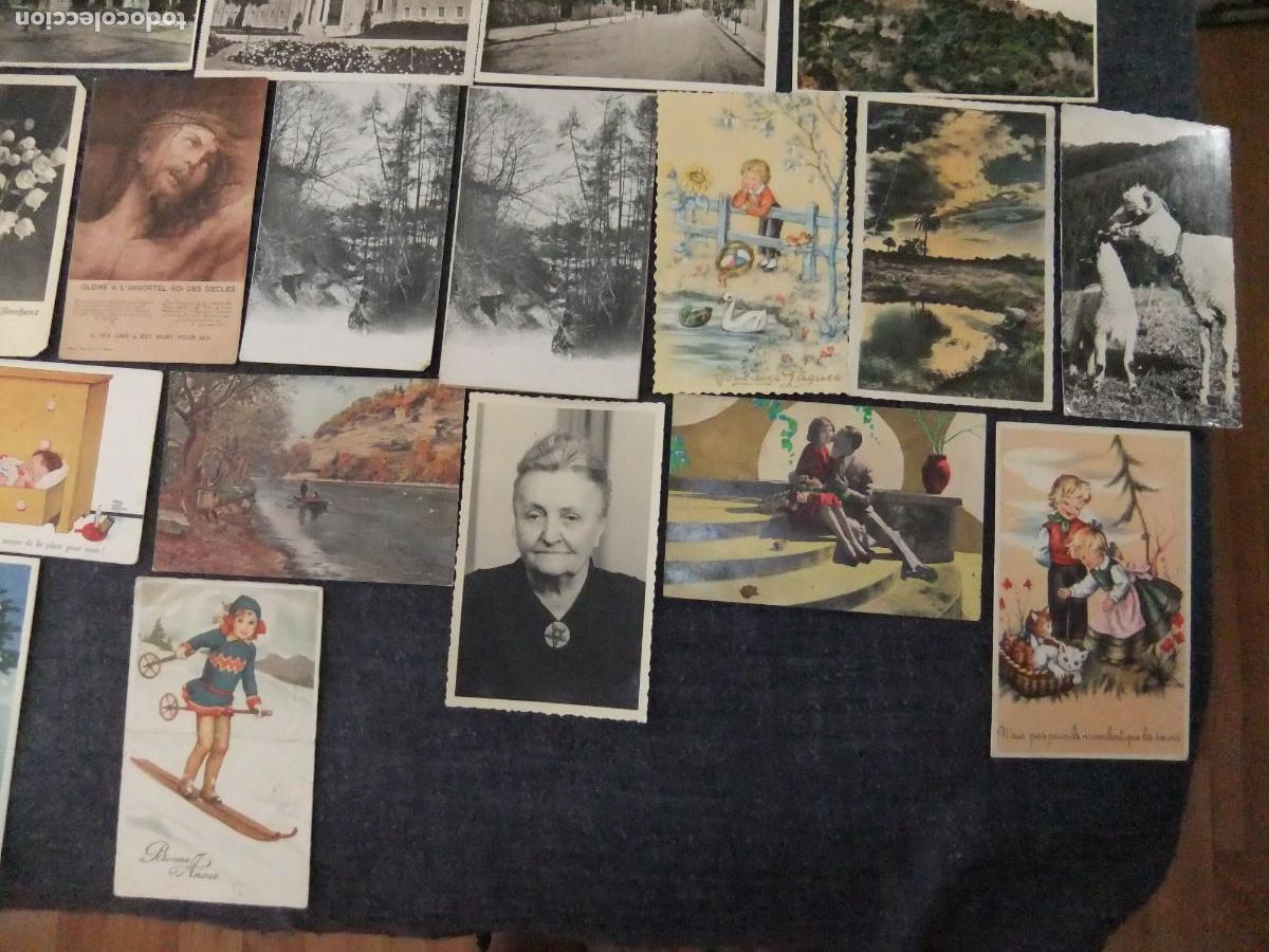 Postales: LOTE DE ANTIGUAS TARJETAS POSTALES - Foto 7