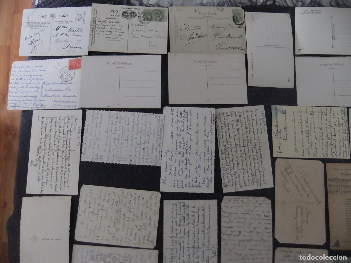 Postales: LOTE DE ANTIGUAS TARJETAS POSTALES - Foto 10