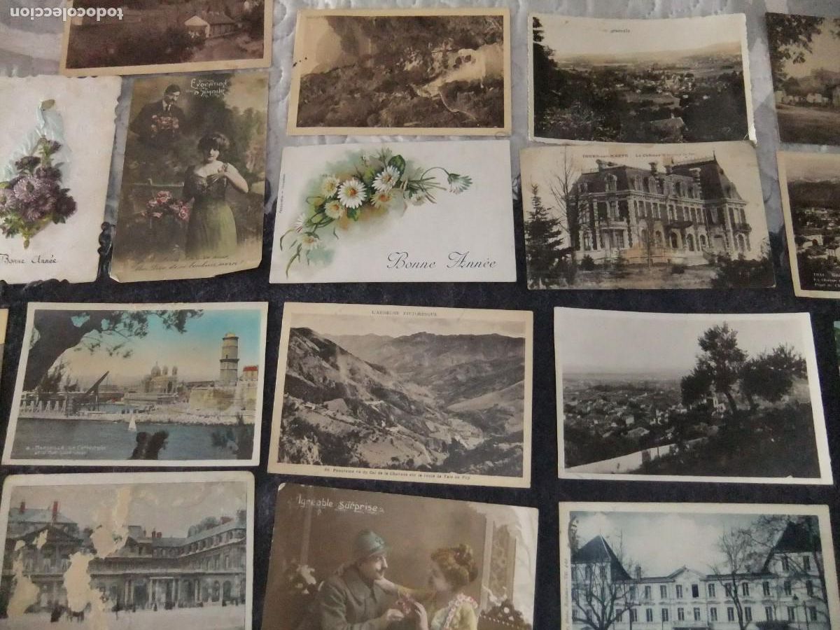 Postales: LOTE DE ANTIGUAS TARJETAS POSTALES - Foto 2