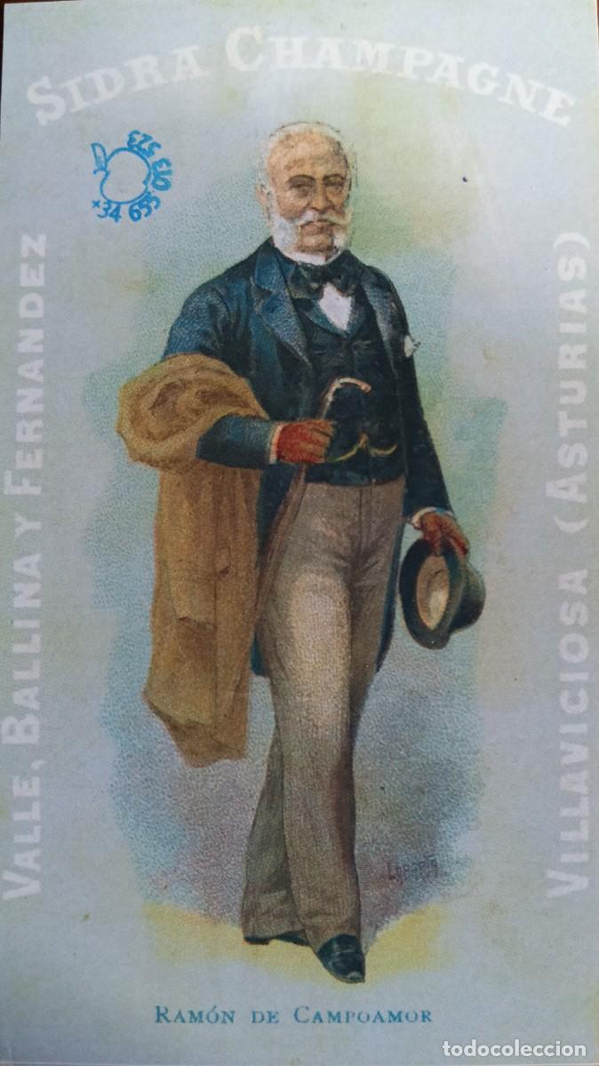 Postales: archivo informatico-n&ordm;1 12 postales de personajes asturianos editados por Sidra El Gaitero a&ntilde;o 1.900