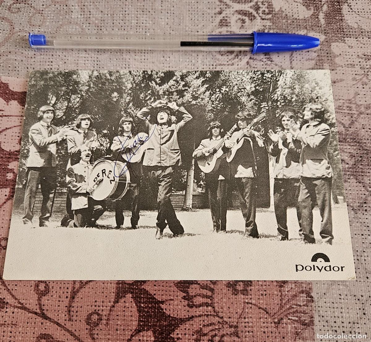 Postales: Antigua Tarjeta Postal Con Aut&oacute;grafo &rdquo; Los Beatles De C&aacute;diz &rdquo;, Tarjeta Promocional De 1968.