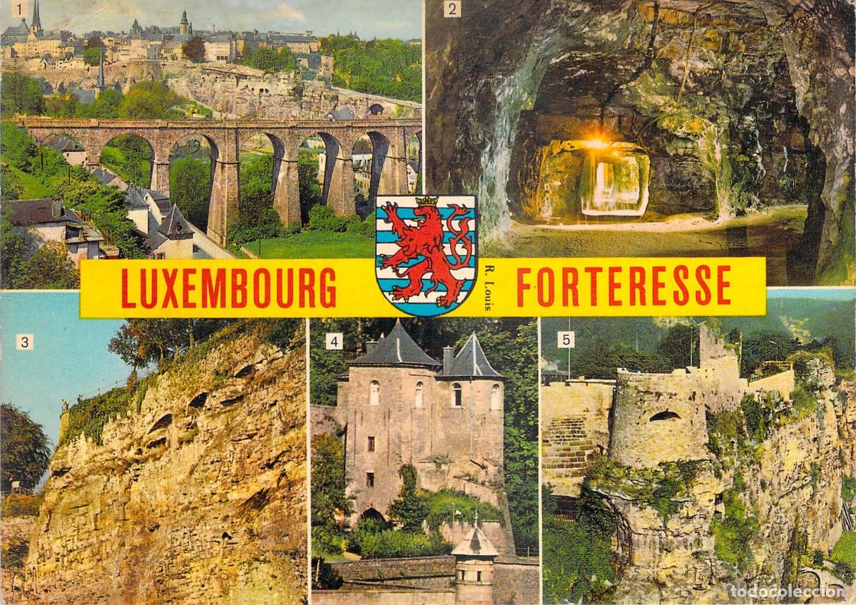 Cartes Postales: Postal de la Fortaleza de Luxemburgo y Casamatas Multi-vista