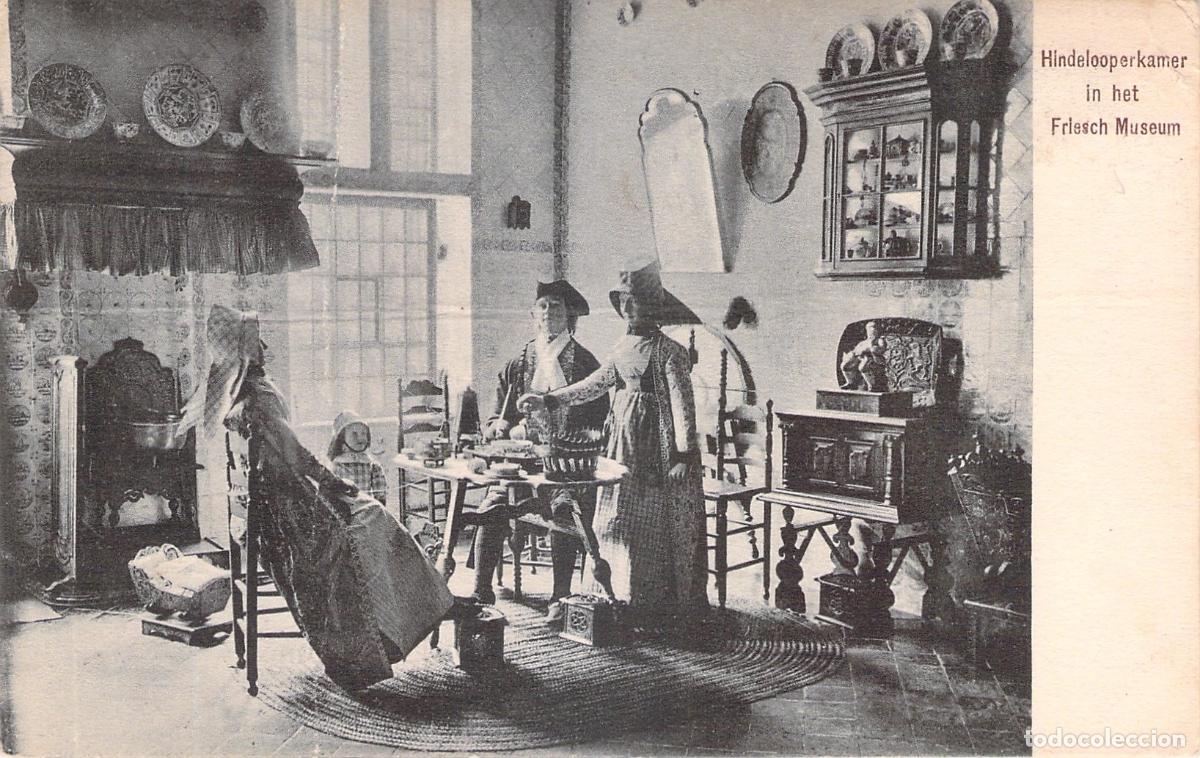 Cartes Postales: Postal Hindelooperkamer en el Museo de Frisia Leeuwarden