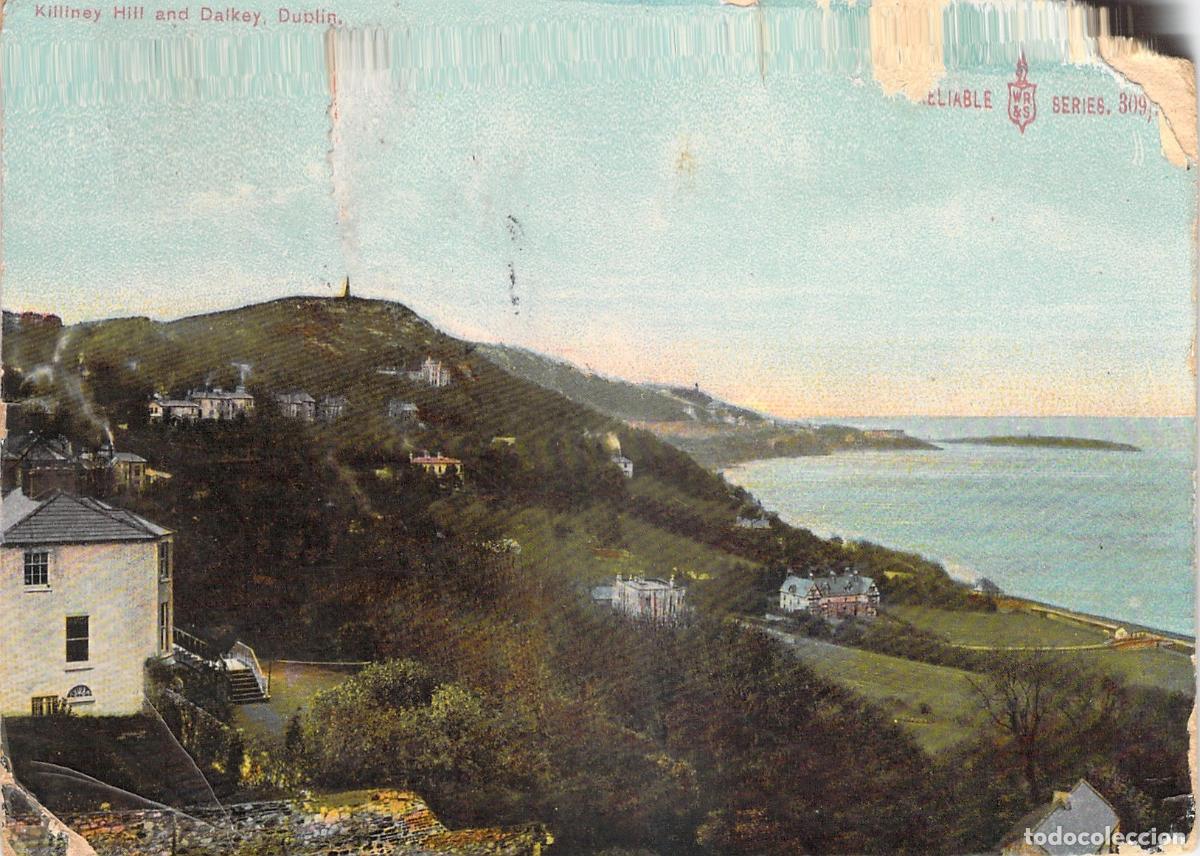 Postales: Postal de Killiney Hill y Dalkey, Dubl&iacute;n, Irlanda - Foto 1