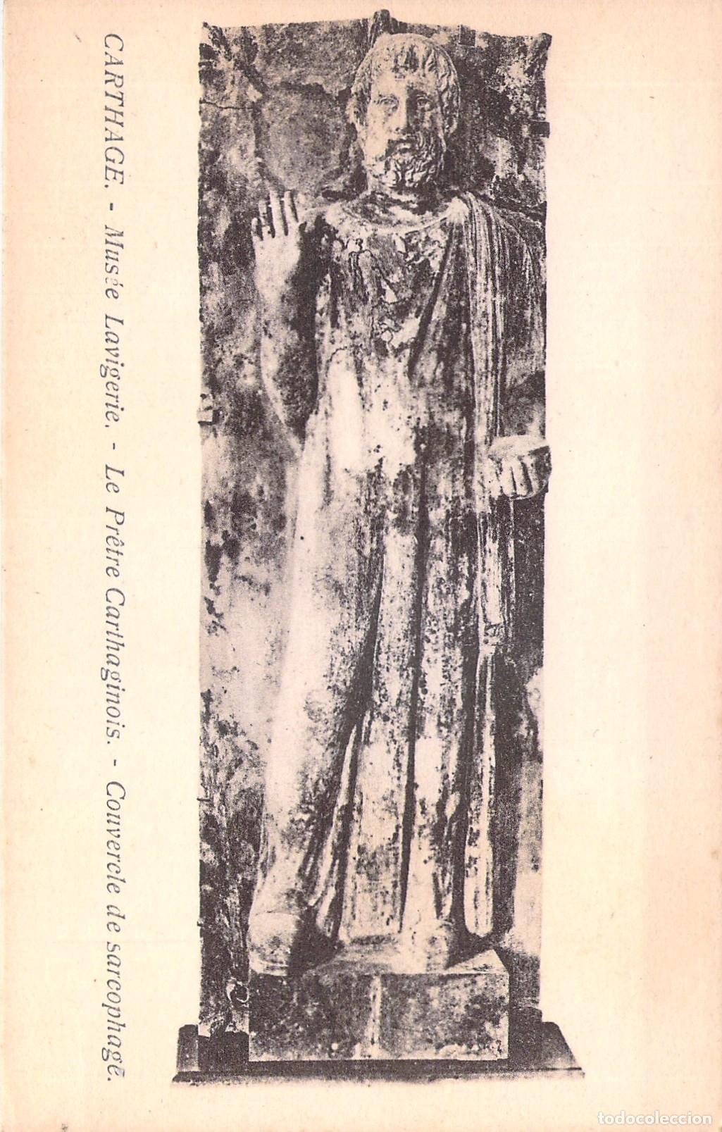 Postales: Postal de C&aacute;rtago - Sacerdote Cartagin&eacute;s, Sarc&oacute;fago