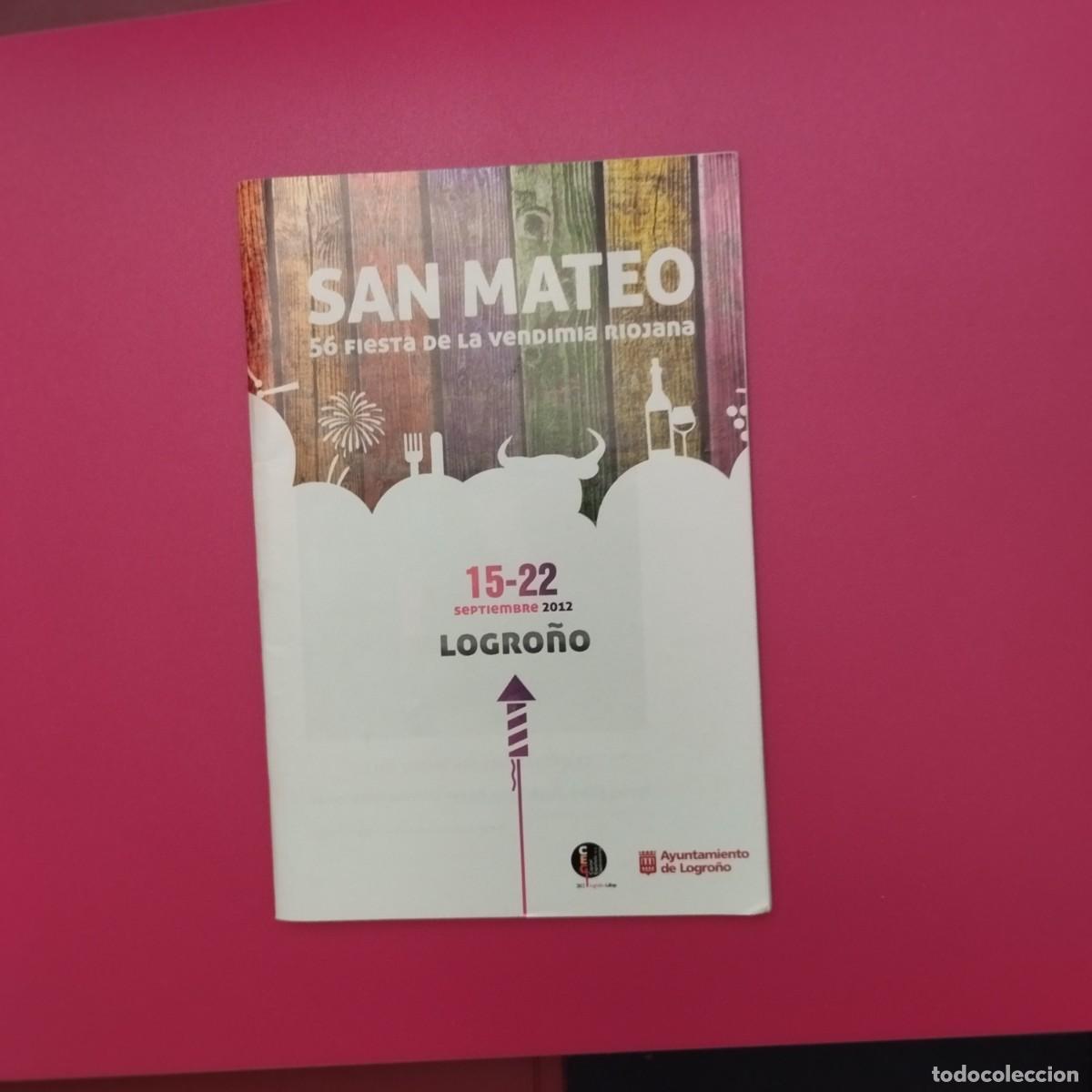 Postales: Programas de Fiestas San Mateo Logro&ntilde;o