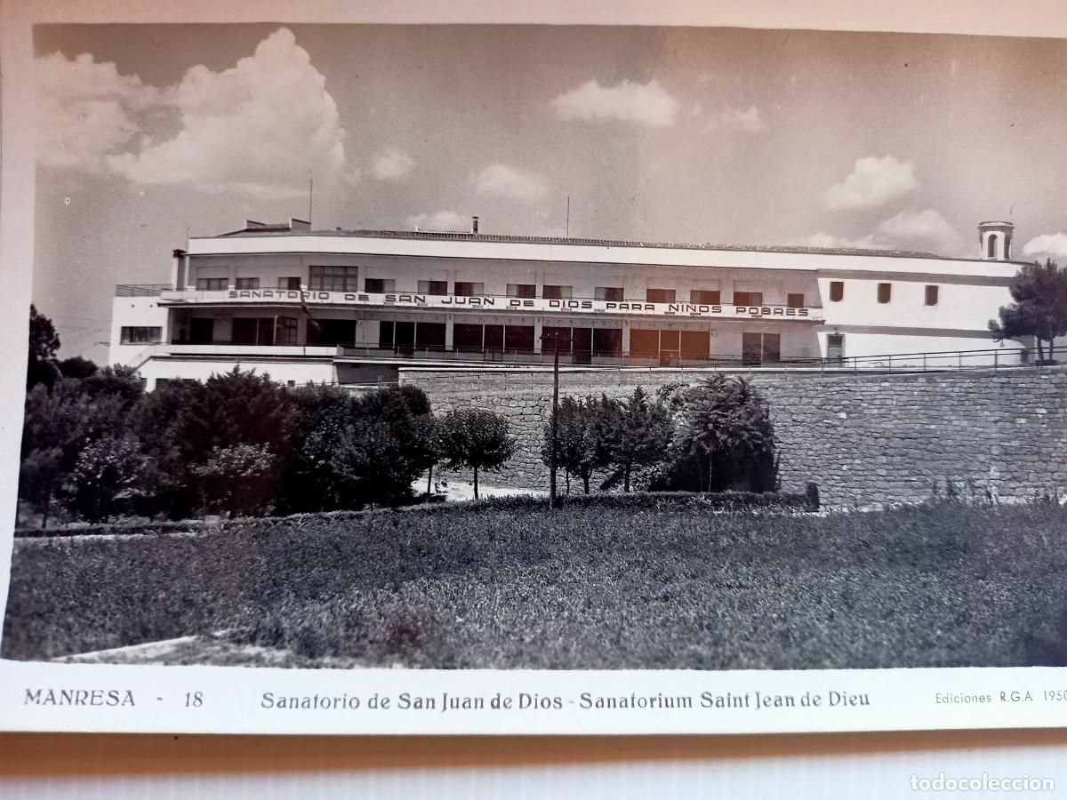 Postales: POSTAL SANATORIO DE SAN JUAN DE DIOS DE MANRESA, EDICIONES R.G.A. N&Uacute;M. 18 DE 1950
