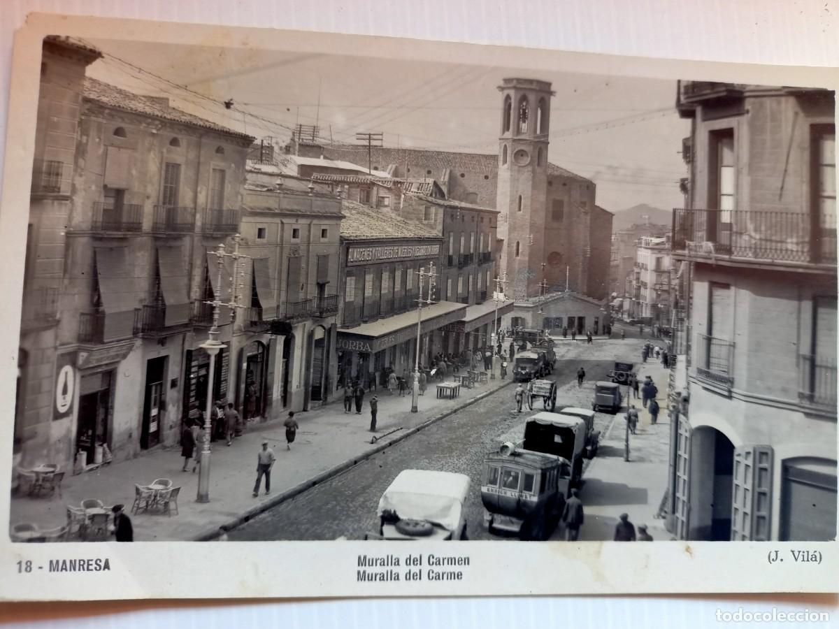 Postales: POSTAL MURALLA DEL CARME DE MANRESA N&Uacute;M. 18 DE J.VIL&Agrave;