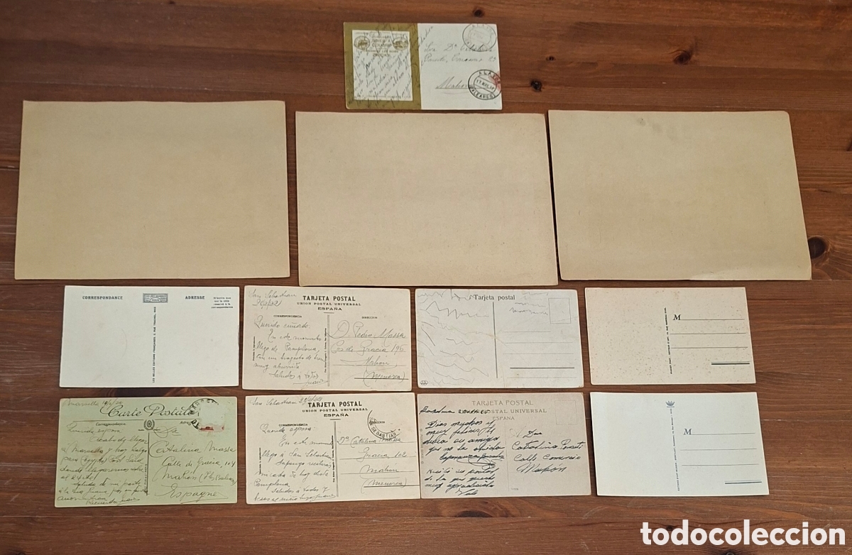 Postales: Lote de 12 postales antiguas - Foto 2