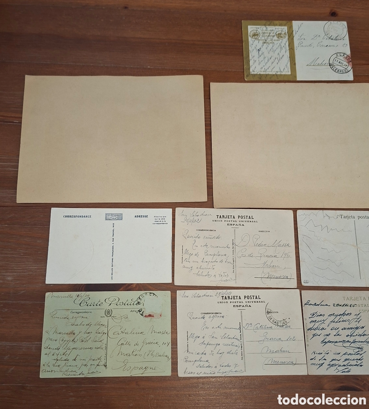 Postales: Lote de 12 postales antiguas - Foto 8