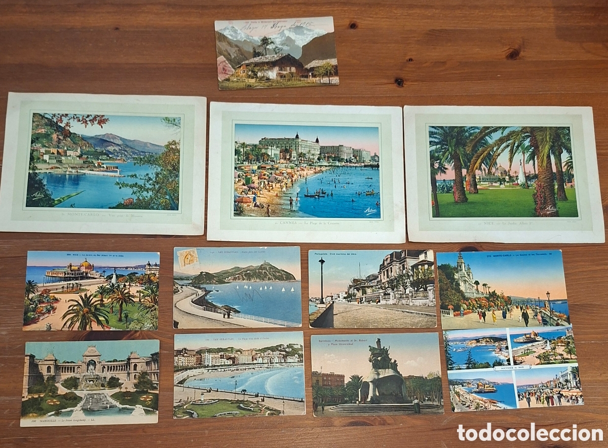 Postales: Lote de 12 postales antiguas - Foto 1