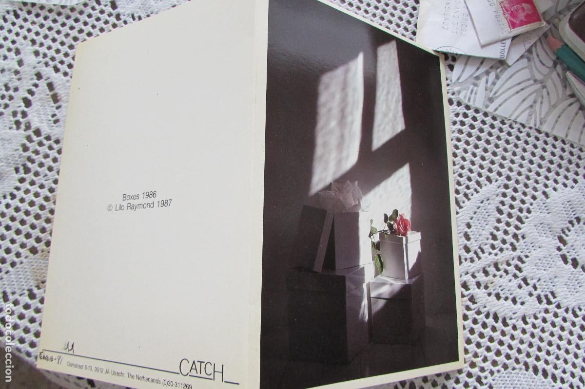 Cartoline: TARJETA POSTAL FELICITACION ESCRITA CATCH LILO RAYMOND 1986